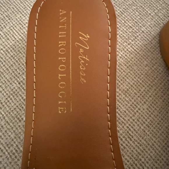 New Anthropologie Brown Polka Dot Women's Sandals 10 - Picture 4 of 6